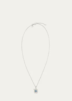 Procaccia Jewelry18K Gold Hebrew MEM Initial Necklace