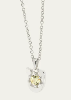 Procaccia Jewelry18K Gold Hebrew TET Initial Necklace