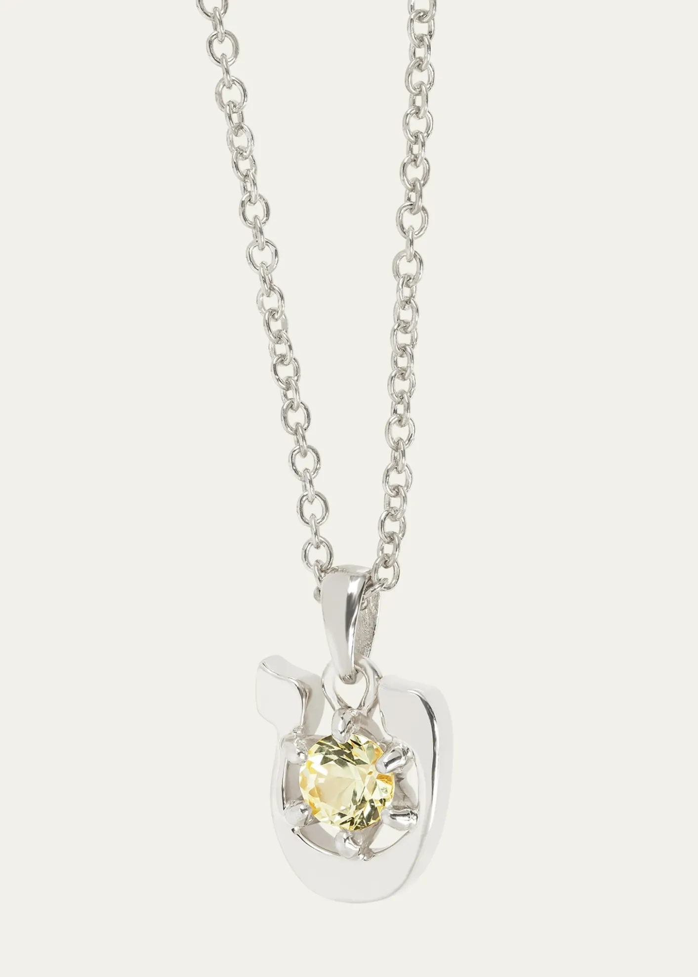 Procaccia Jewelry18K Gold Hebrew TET Initial Necklace