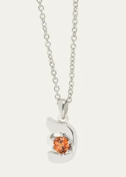 Procaccia Jewelry18K Gold Hebrew PEH Initial Necklace