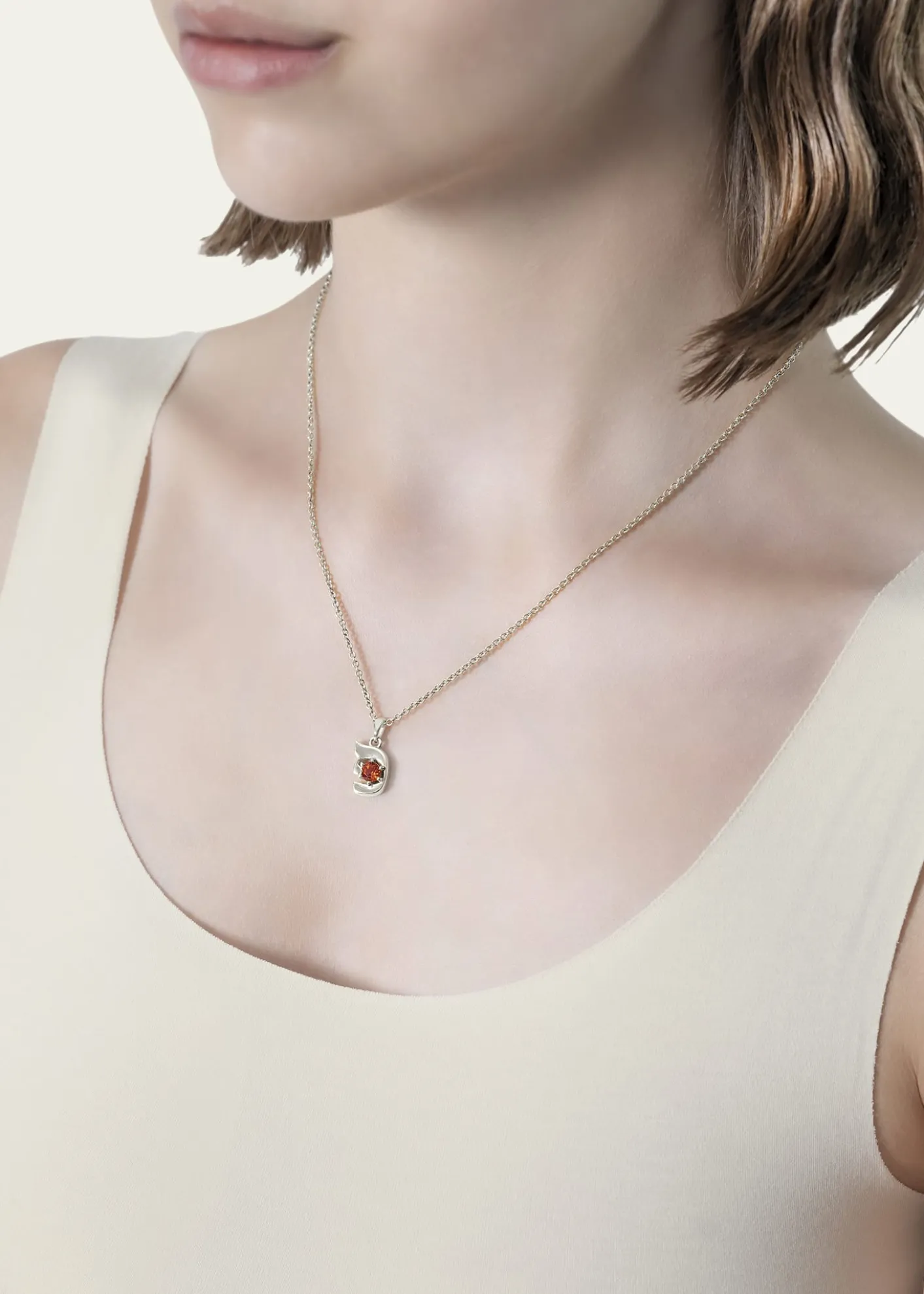 Procaccia Jewelry18K Gold Hebrew PEH Initial Necklace