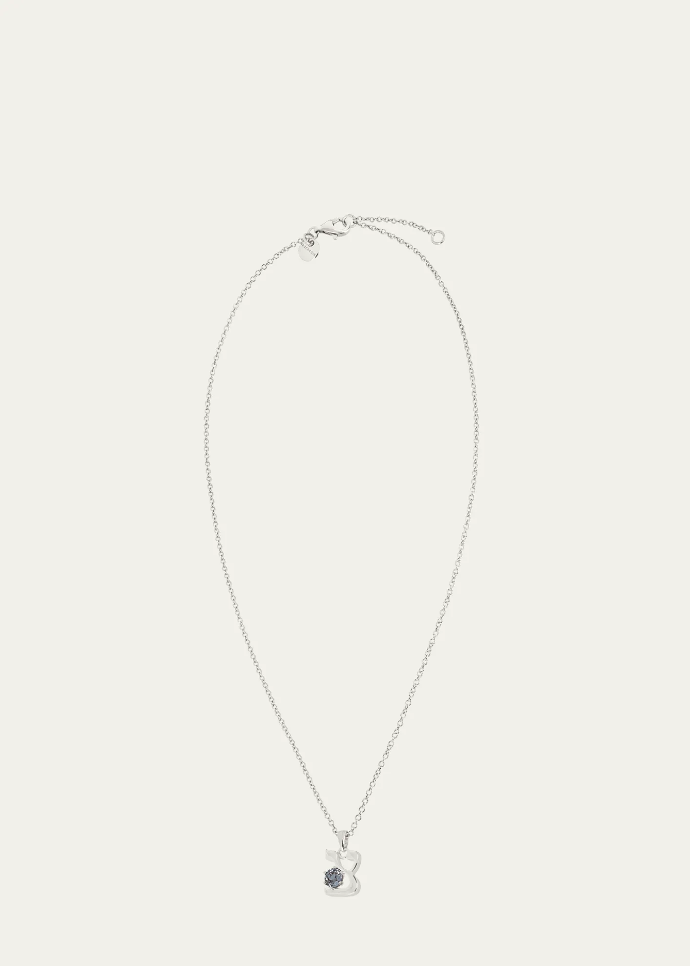 Procaccia Jewelry18K Gold Hebrew ZADI Initial Necklace