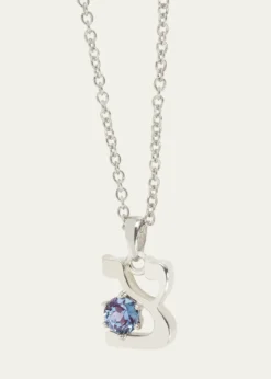 Procaccia Jewelry18K Gold Hebrew ZADI Initial Necklace