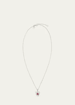 Procaccia Jewelry18K Gold Hebrew SHIN Initial Necklace
