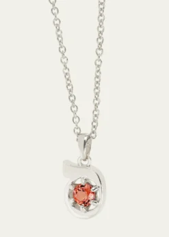 Procaccia Jewelry18K Gold Hebrew SAMECH Initial Necklace