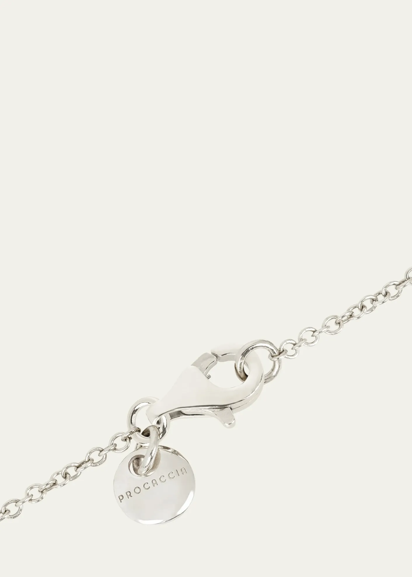 Procaccia Jewelry18K Gold Hebrew SAMECH Initial Necklace