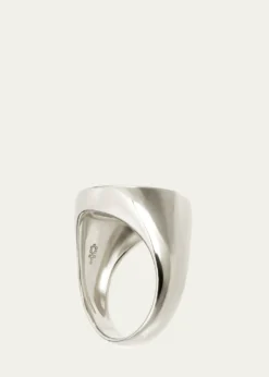 Procaccia Jewelry18K Gold Hebrew BET Initial Signet Ring