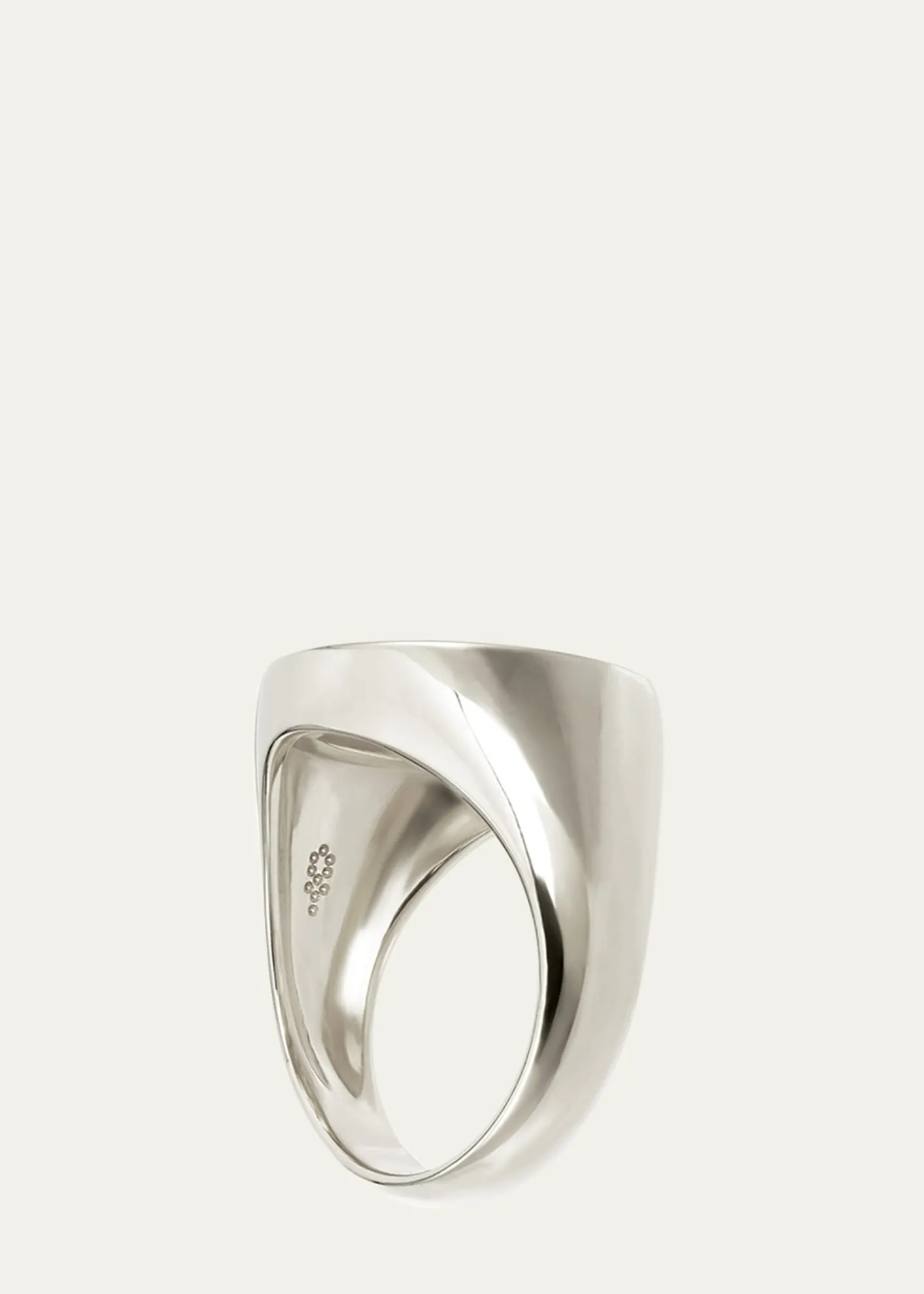 Procaccia Jewelry18K Gold Hebrew ALEF Initial Signet Ring