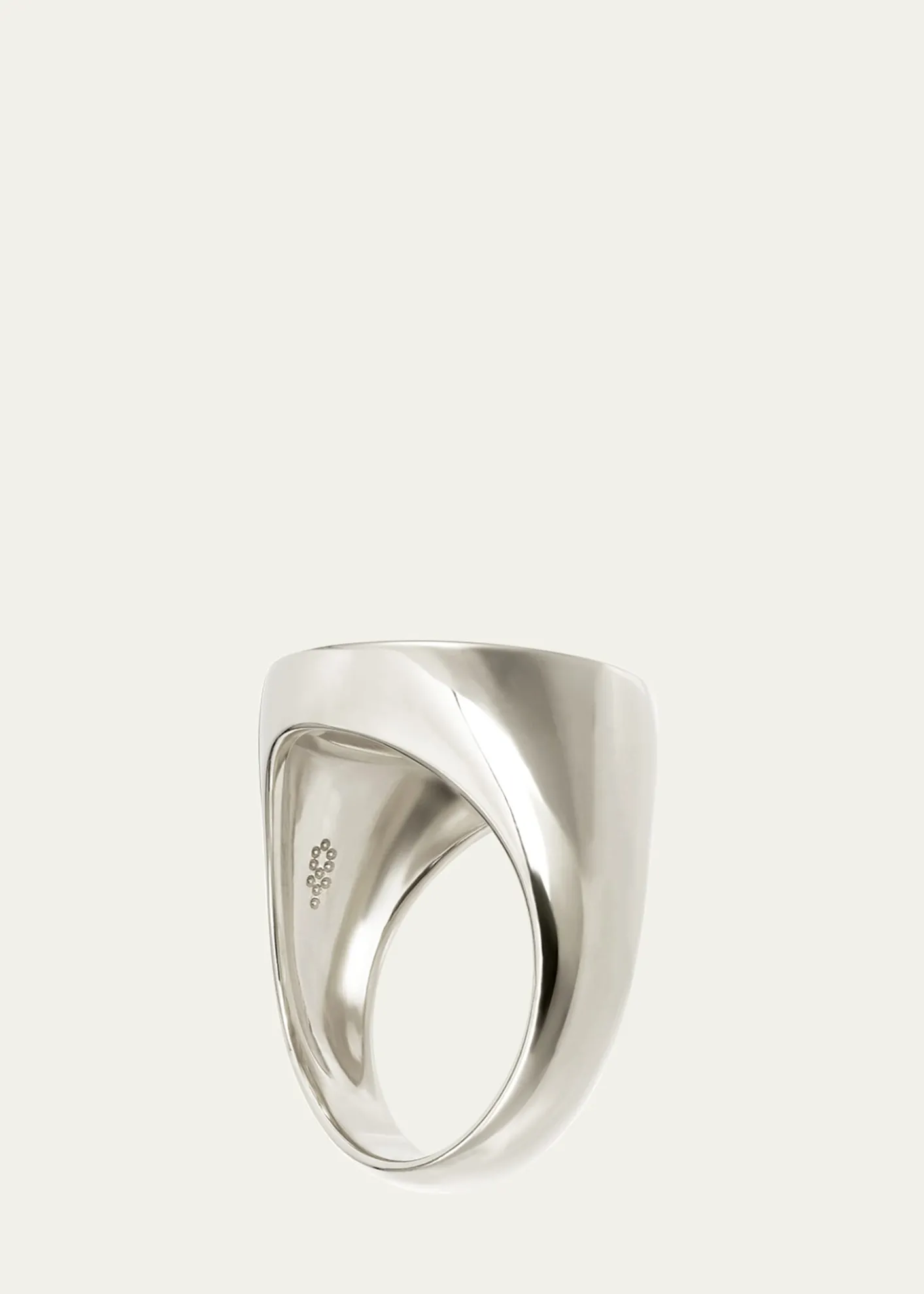 Procaccia Jewelry18K Gold Hebrew QUF Initial Signet Ring