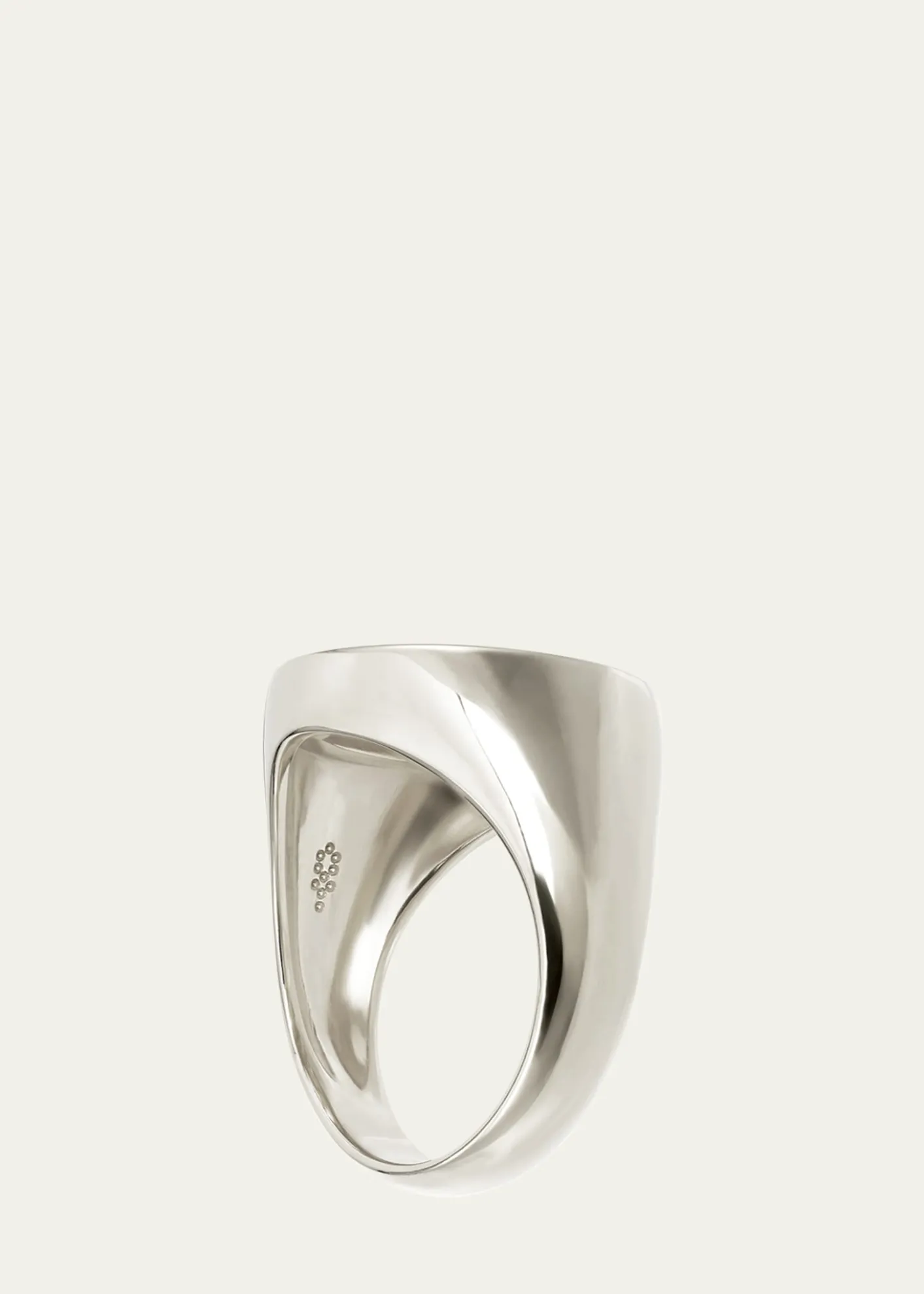 Procaccia Jewelry18K Gold Hebrew TET Initial Signet Ring