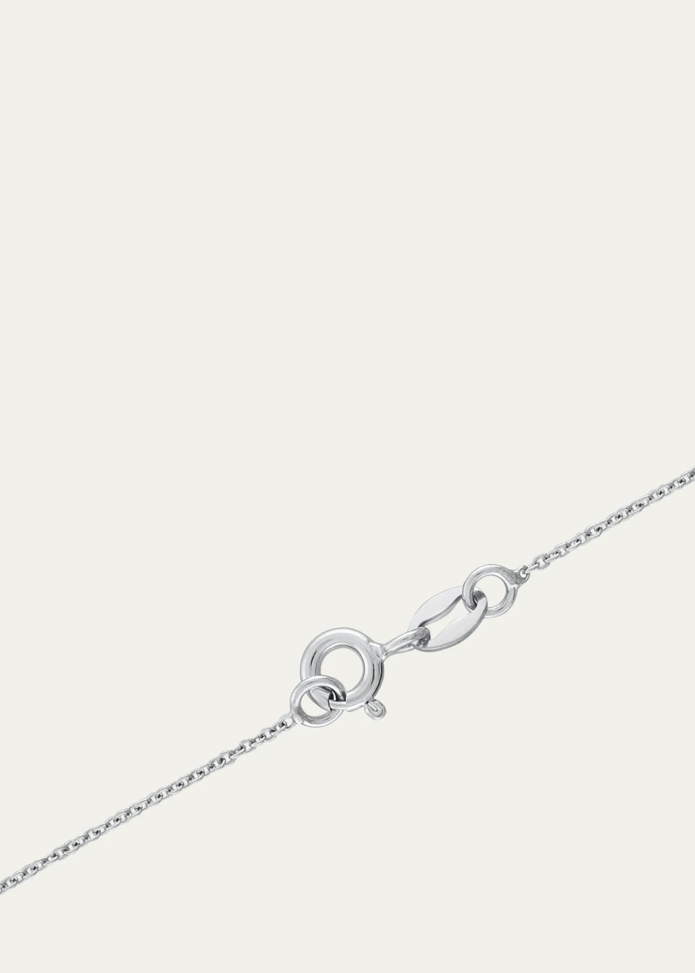 Procaccia Jewelry18K Gold Large Chai Pave Diamond Necklace