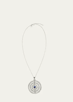 Procaccia Jewelry18K White Gold The Good Eye Pendant Necklace