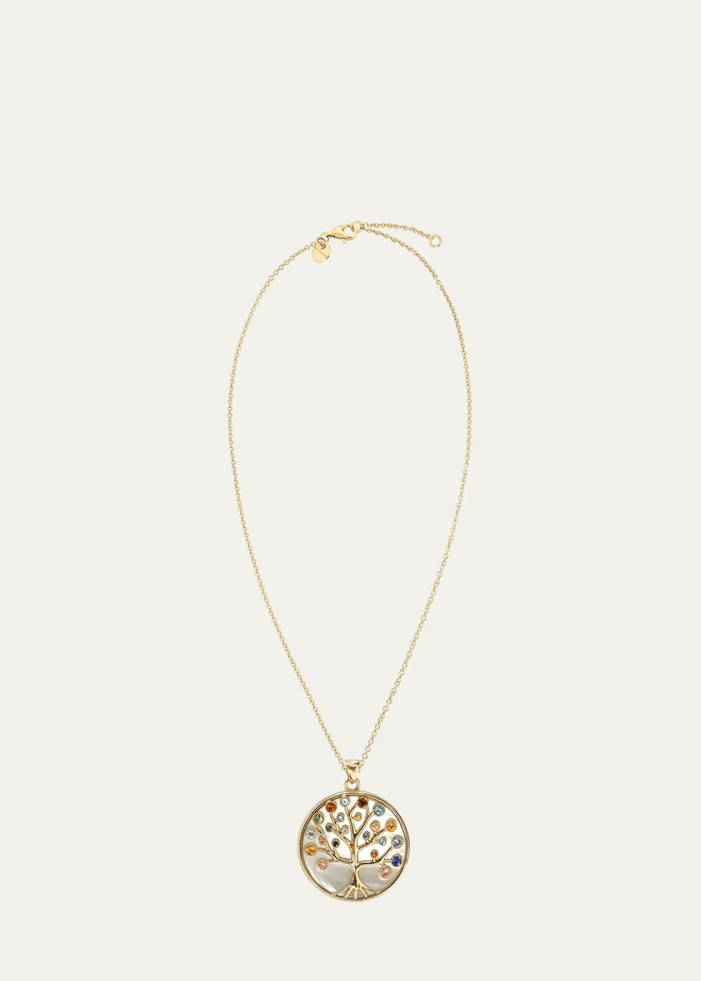 Procaccia Jewelry18K Yellow Gold Tree of Life Medallion Necklace