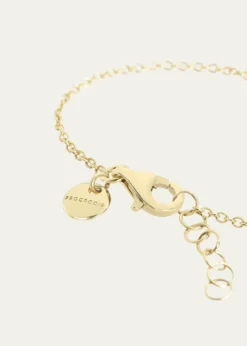 Procaccia Jewelry18K Yellow Gold Diamond Pave Chai Bracelet