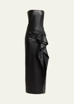 Proenza SchoulerAlonna Strapless Leather Dress