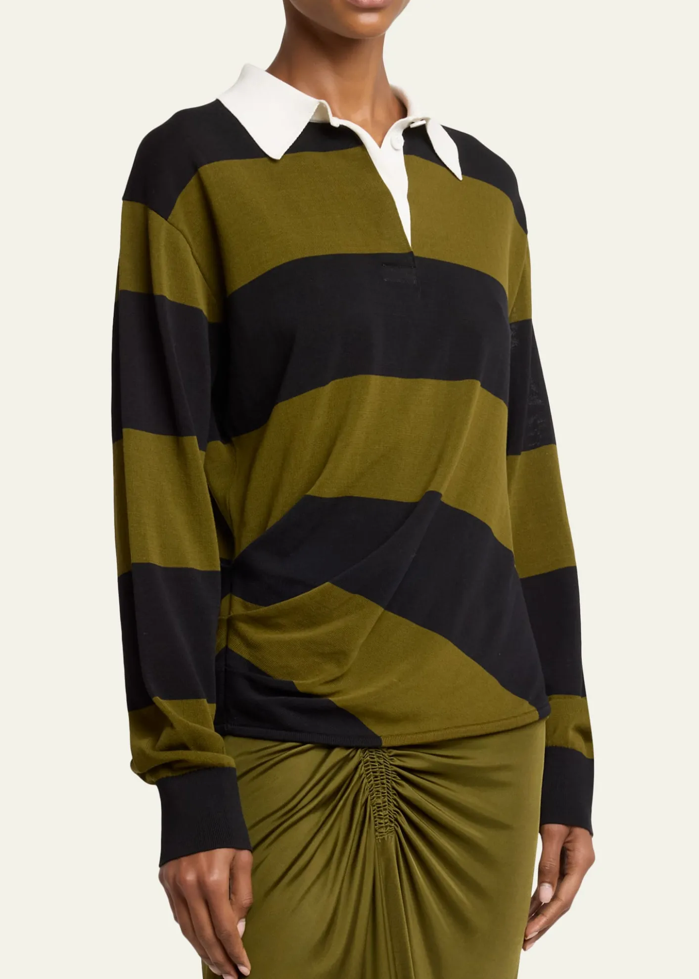 Proenza SchoulerCorinna Collared Long-Sleeve Top