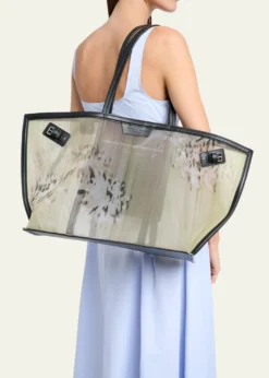 Proenza SchoulerDays Printed Mesh Carryall Tote Bag