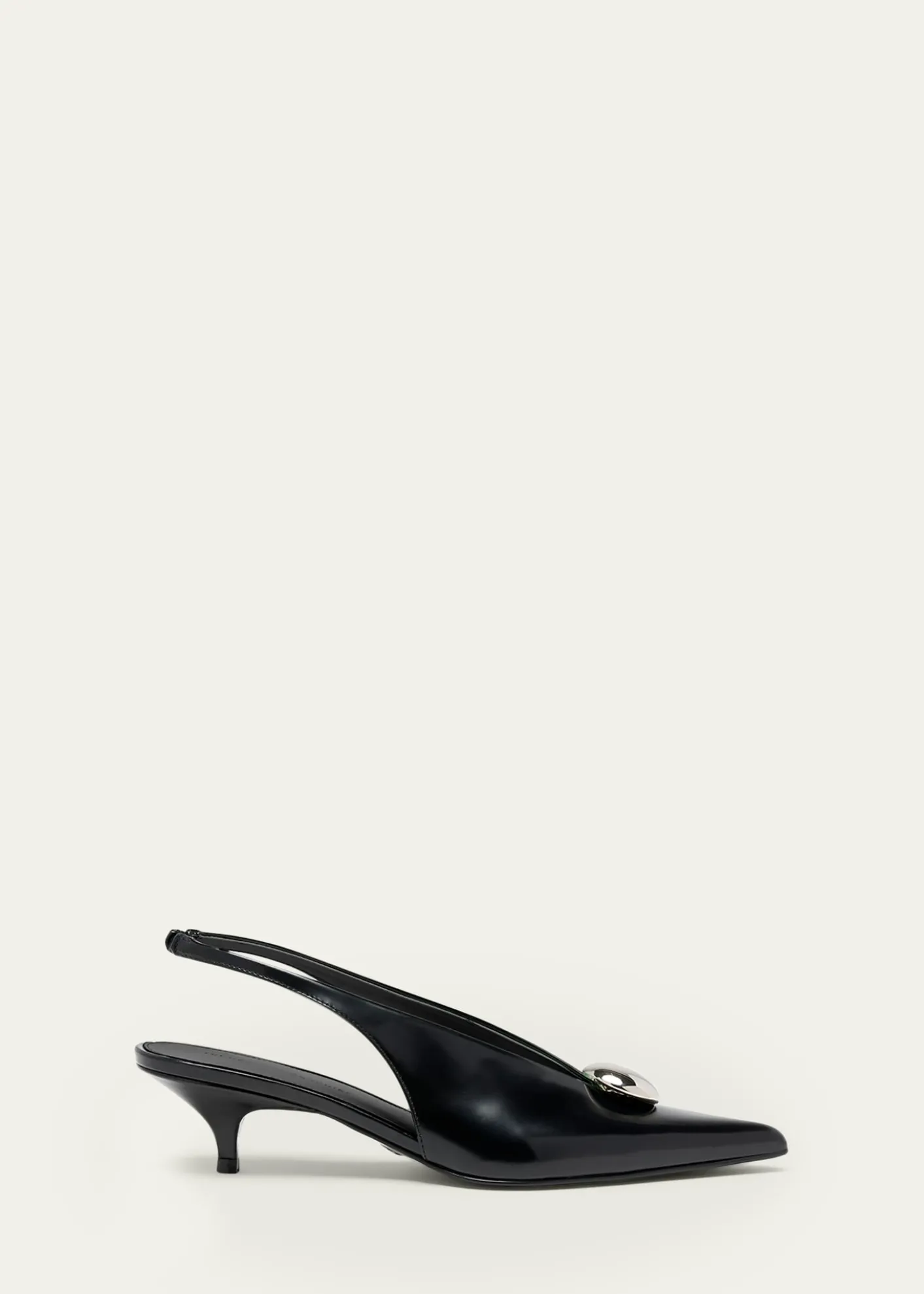 Proenza SchoulerDome Slash Leather Slingback Pumps
