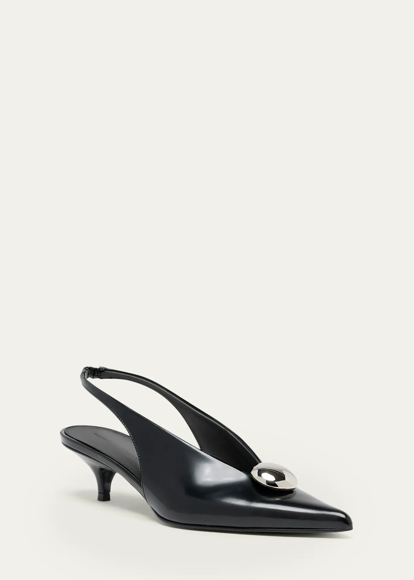 Proenza SchoulerDome Slash Leather Slingback Pumps