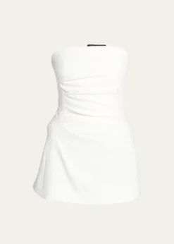 Proenza SchoulerGathered Crepe Strapless Top