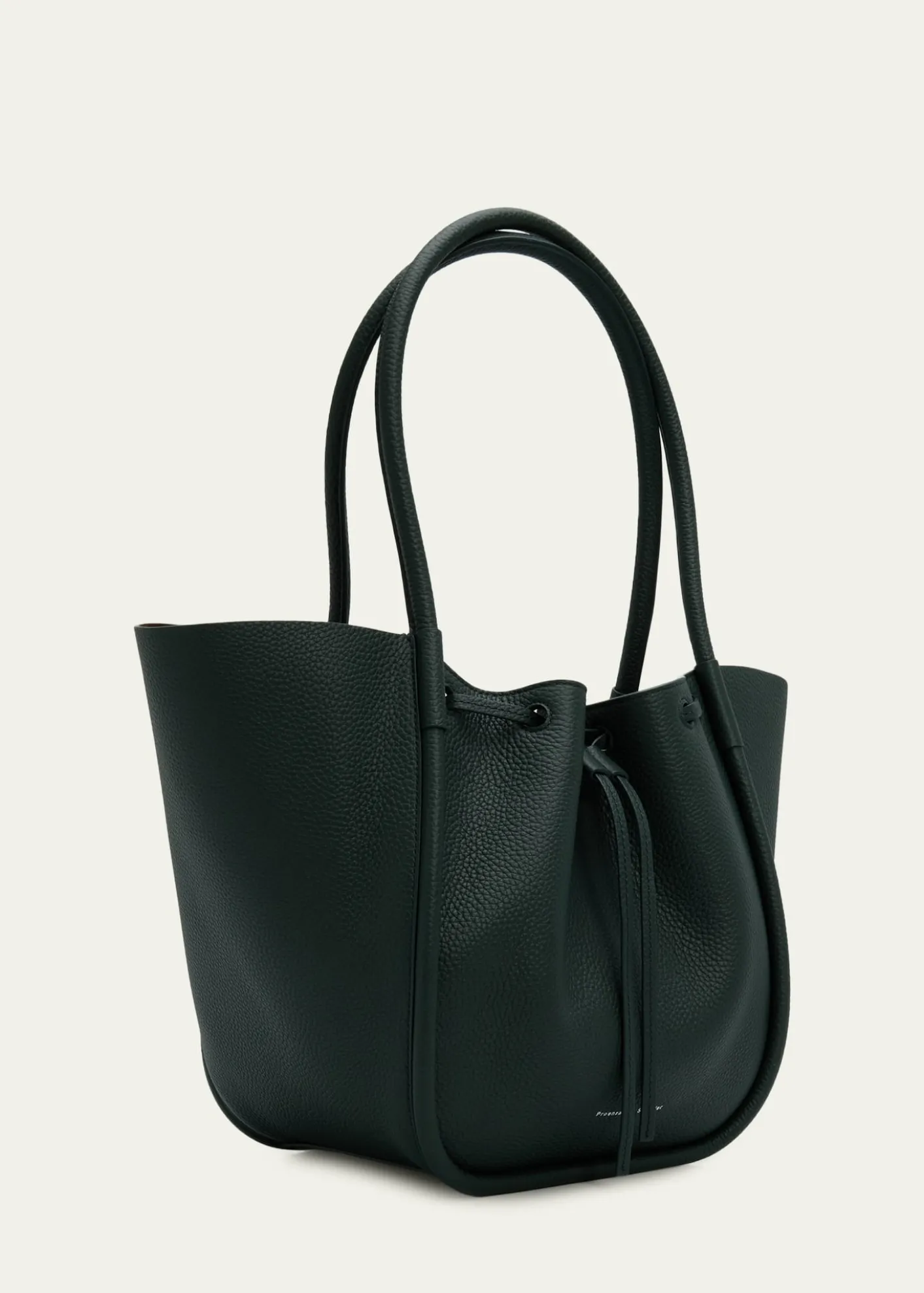 Proenza SchoulerLarge Ruched Pebbled Leather Tote Bag