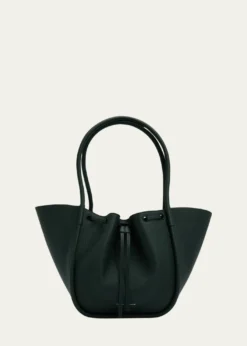 Proenza SchoulerLarge Ruched Pebbled Leather Tote Bag