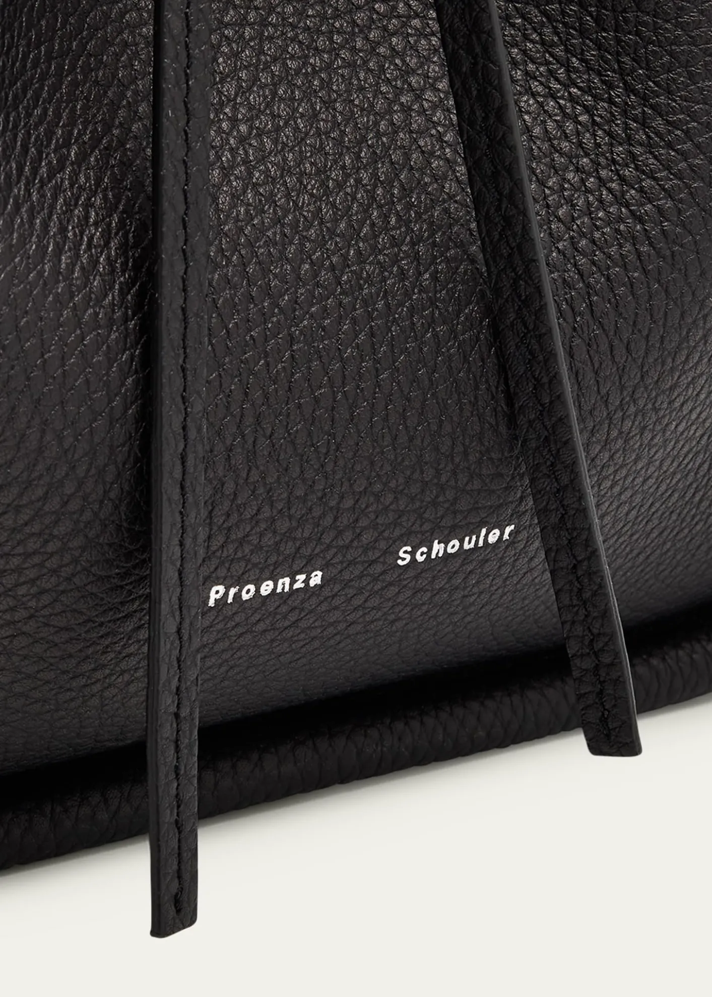 Proenza SchoulerLarge Ruched Pebbled Calfskin Tote Bag