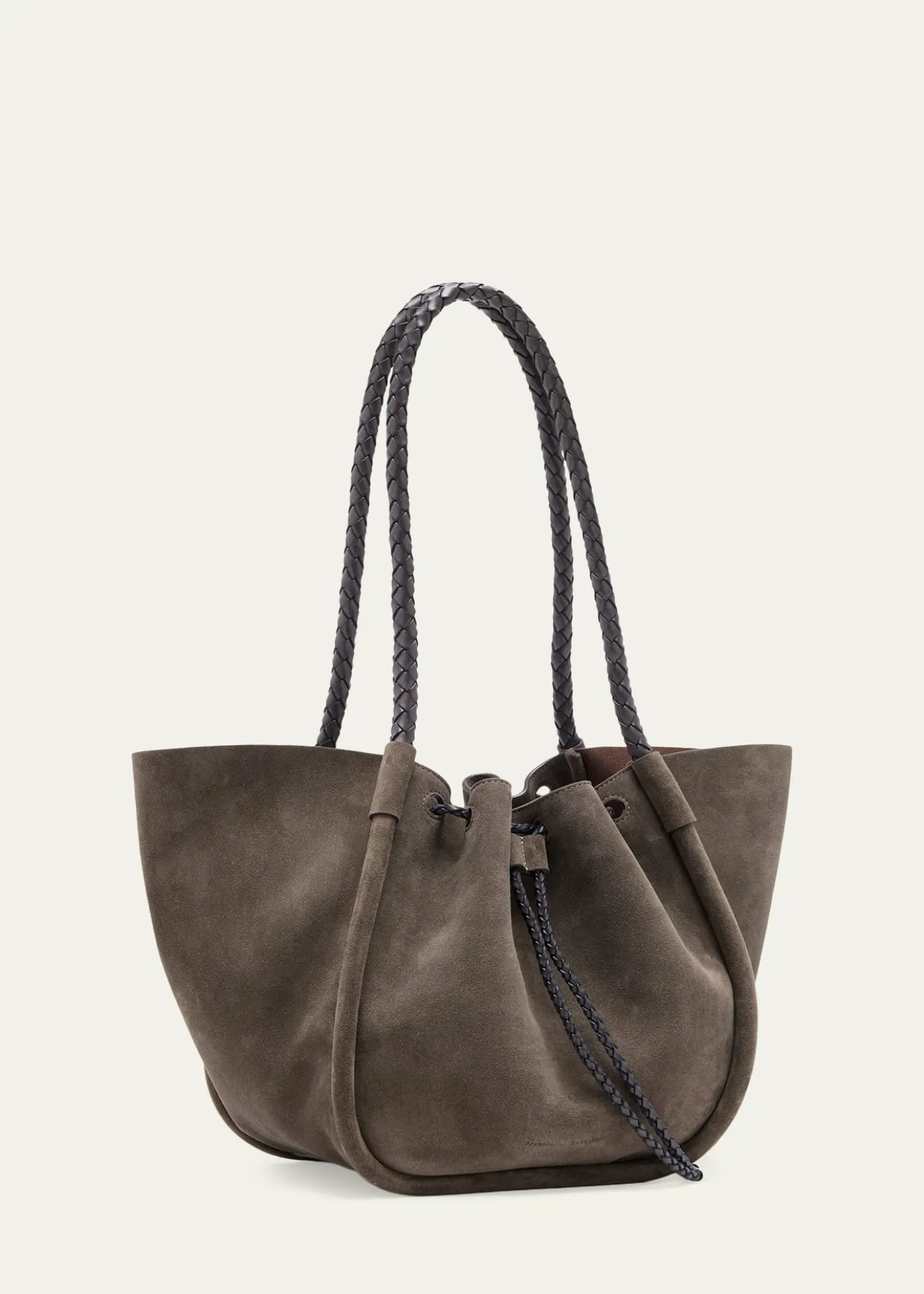 Proenza SchoulerLarge Ruched Suede Tote Bag