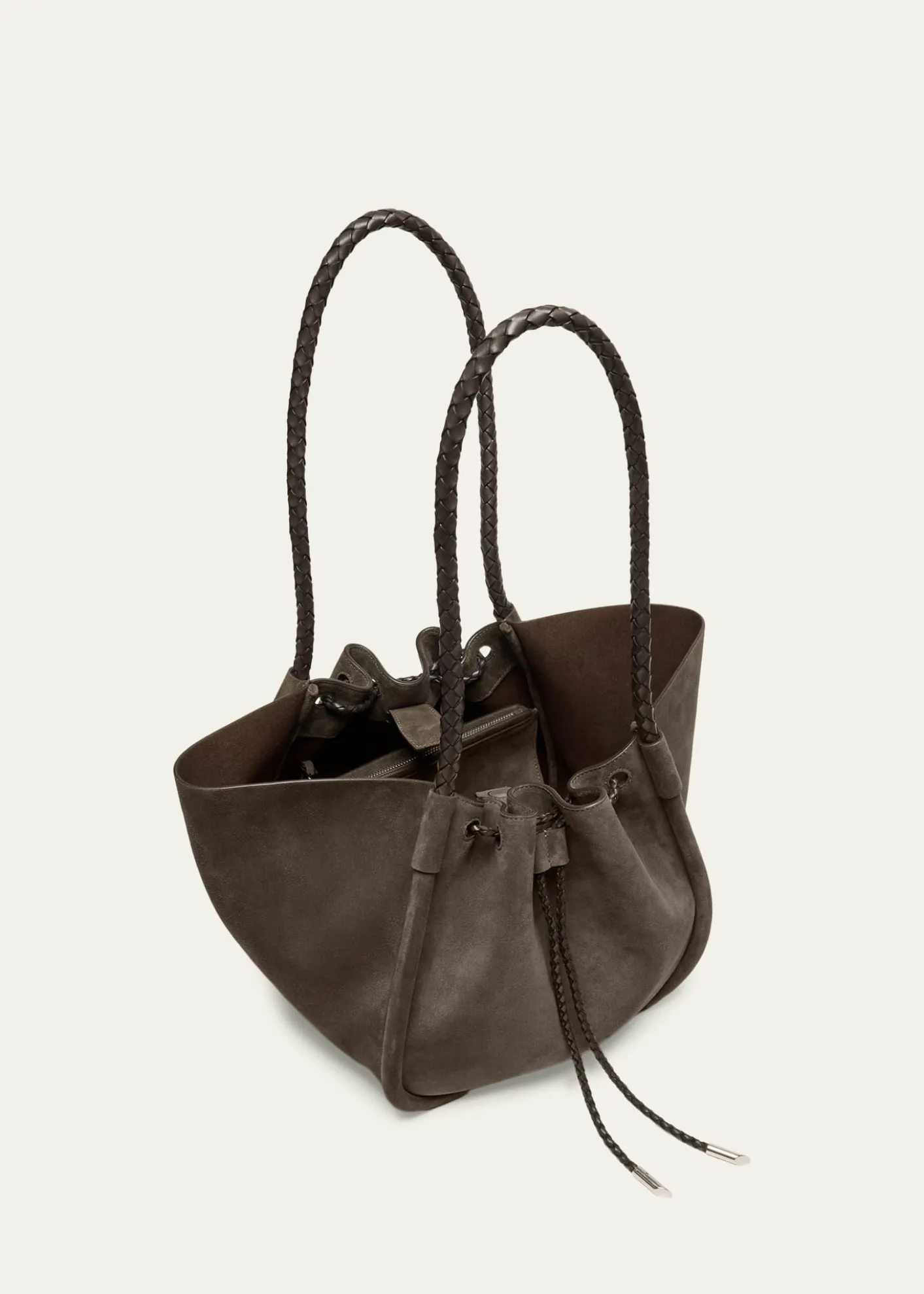 Proenza SchoulerLarge Ruched Suede Tote Bag