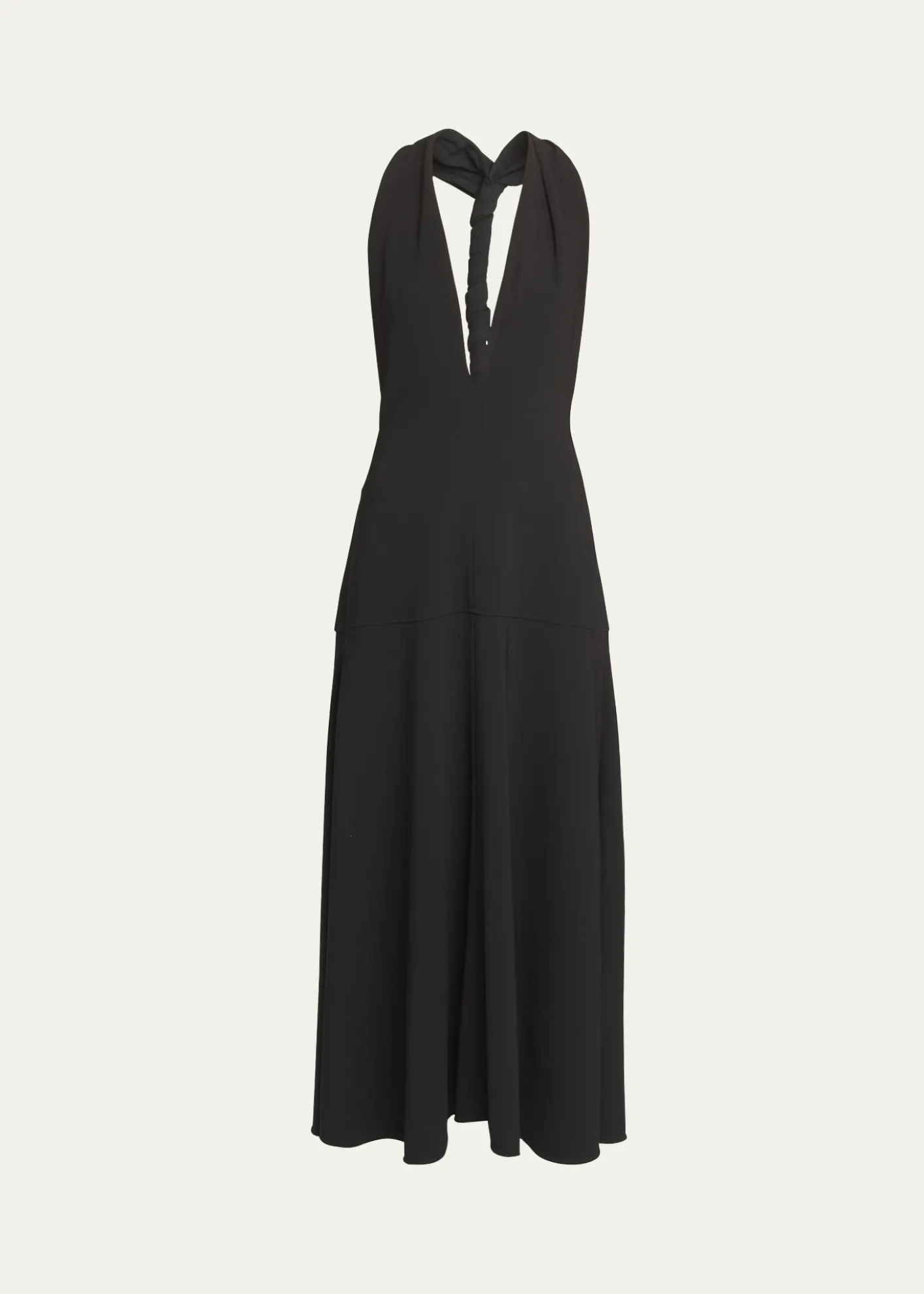 Proenza SchoulerMatte Viscose Crepe Twist-Back Maxi Dress