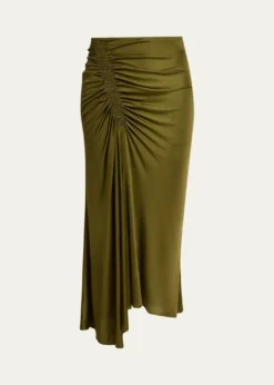 Proenza SchoulerNaia Ruched Midi Skirt