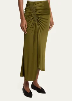 Proenza SchoulerNaia Ruched Midi Skirt