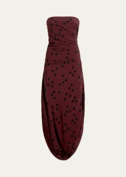 Proenza SchoulerNayara Printed Dot Stetch Viscose Dress