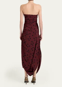 Proenza SchoulerNayara Printed Dot Stetch Viscose Dress