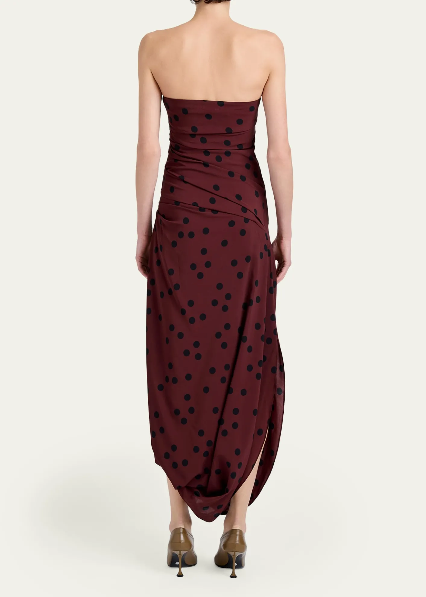 Proenza SchoulerNayara Printed Dot Stetch Viscose Dress