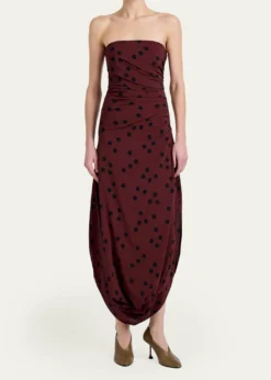 Proenza SchoulerNayara Printed Dot Stetch Viscose Dress