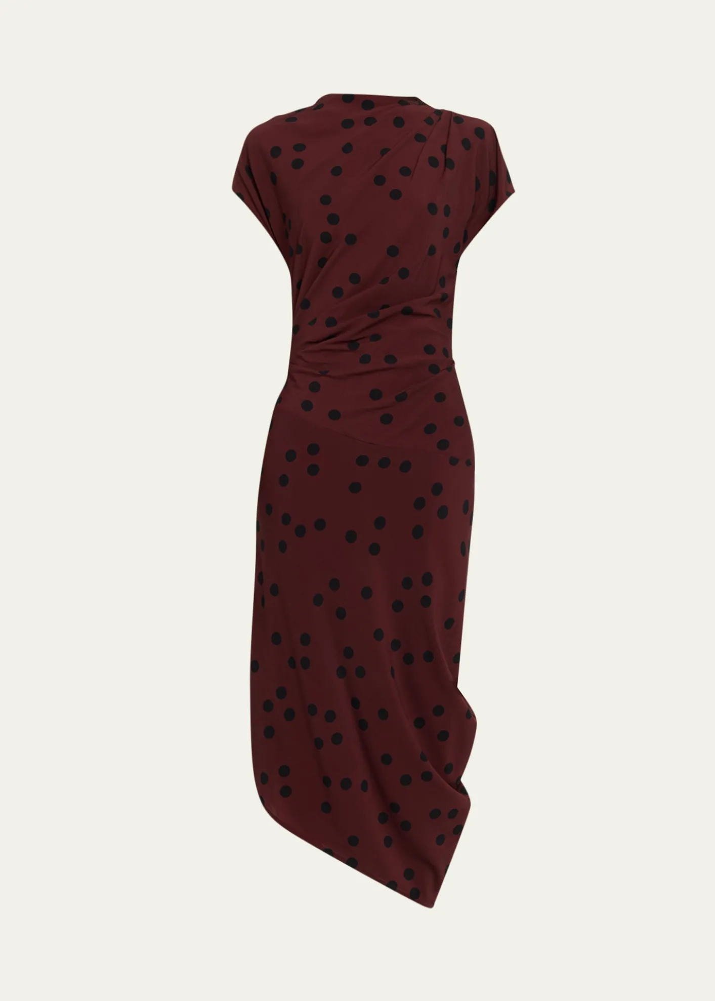 Proenza SchoulerRen Polka Dot Ruched Dress