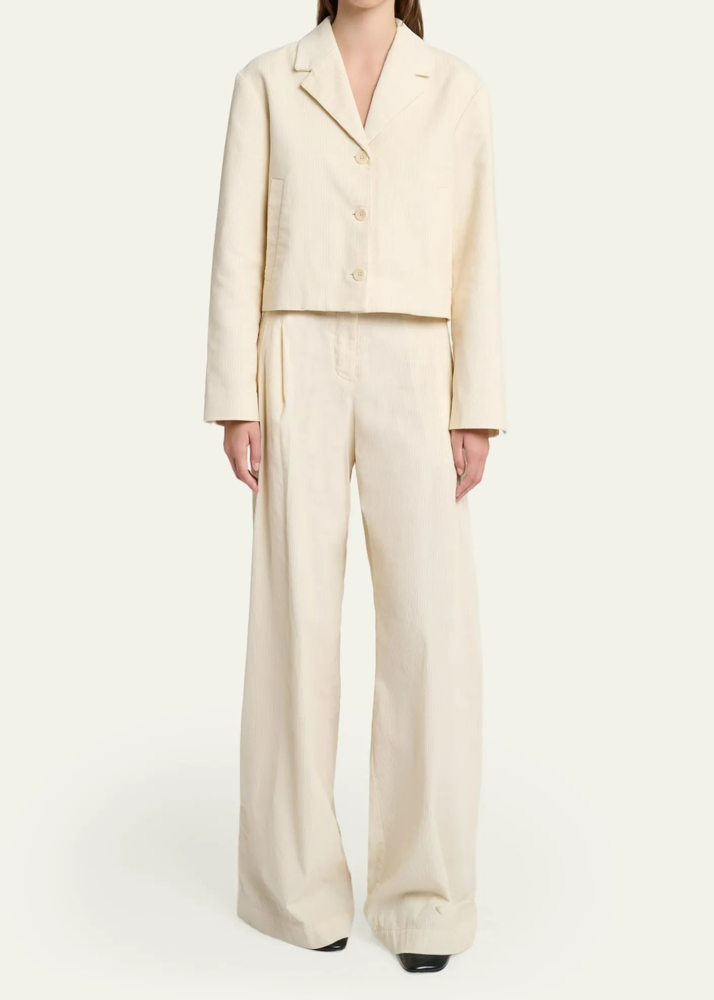 Proenza SchoulerRosalie Wide-Leg Corduroy Pants