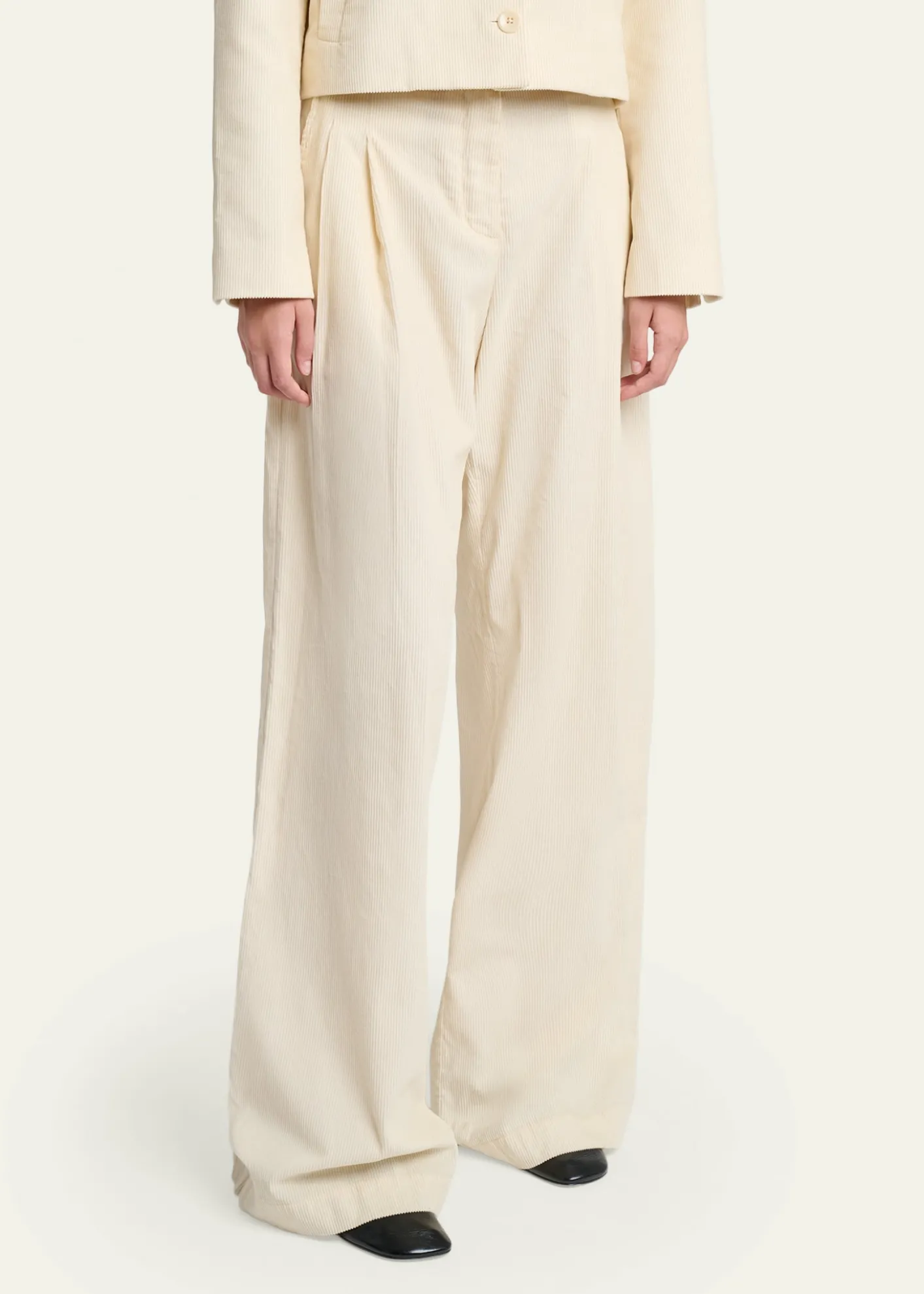 Proenza SchoulerRosalie Wide-Leg Corduroy Pants