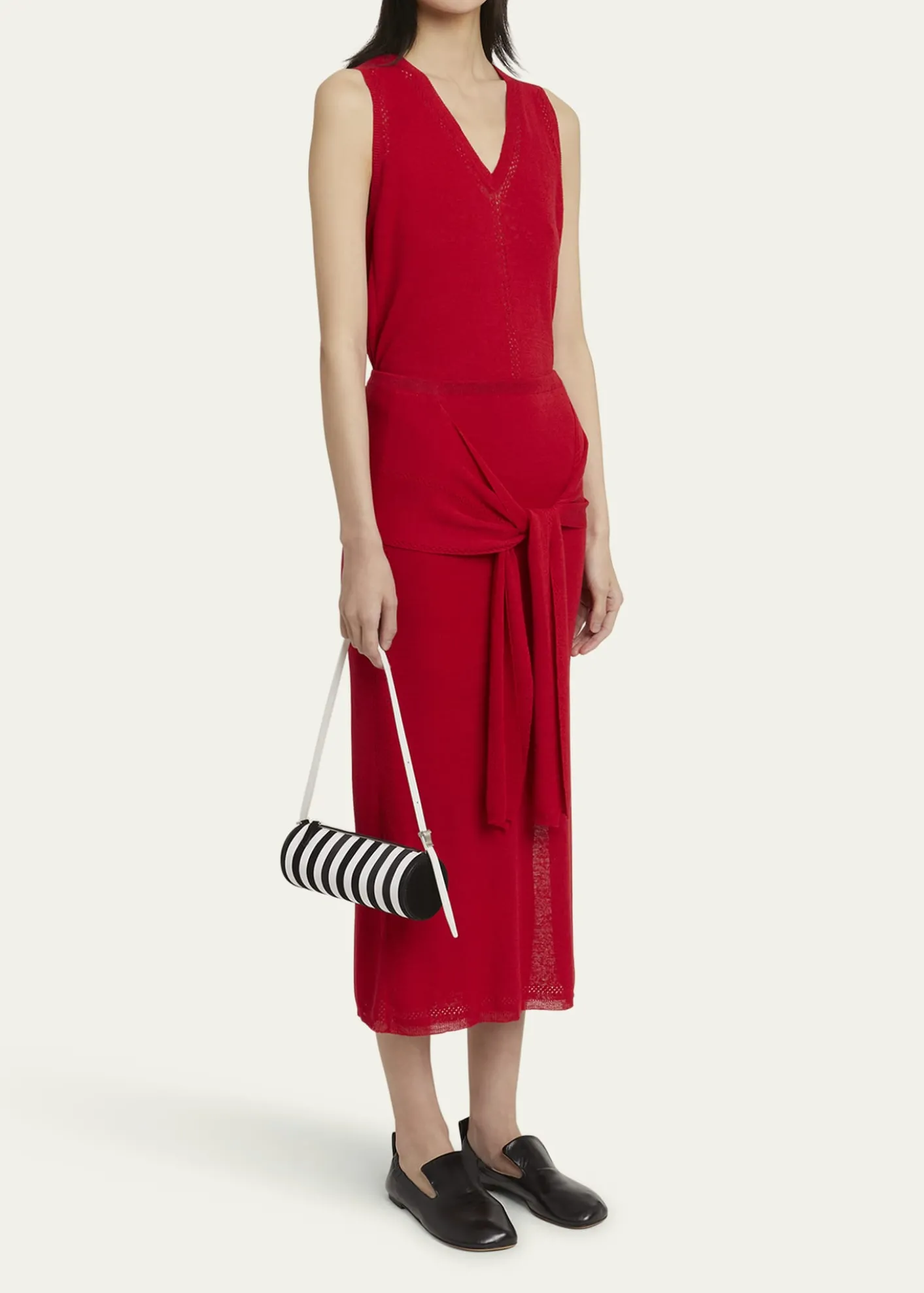 Proenza SchoulerSilo Striped Napa Leather Shoulder Bag