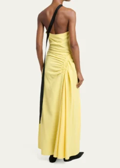 Proenza SchoulerSirena Ruched One-Shoulder Dress