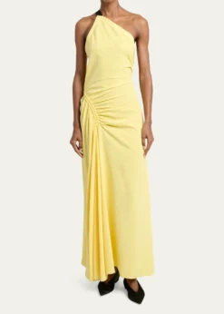 Proenza SchoulerSirena Ruched One-Shoulder Dress