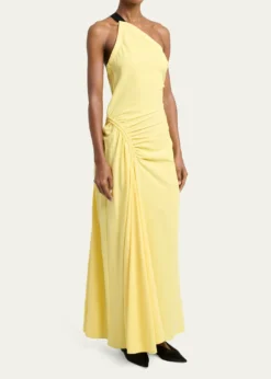 Proenza SchoulerSirena Ruched One-Shoulder Dress