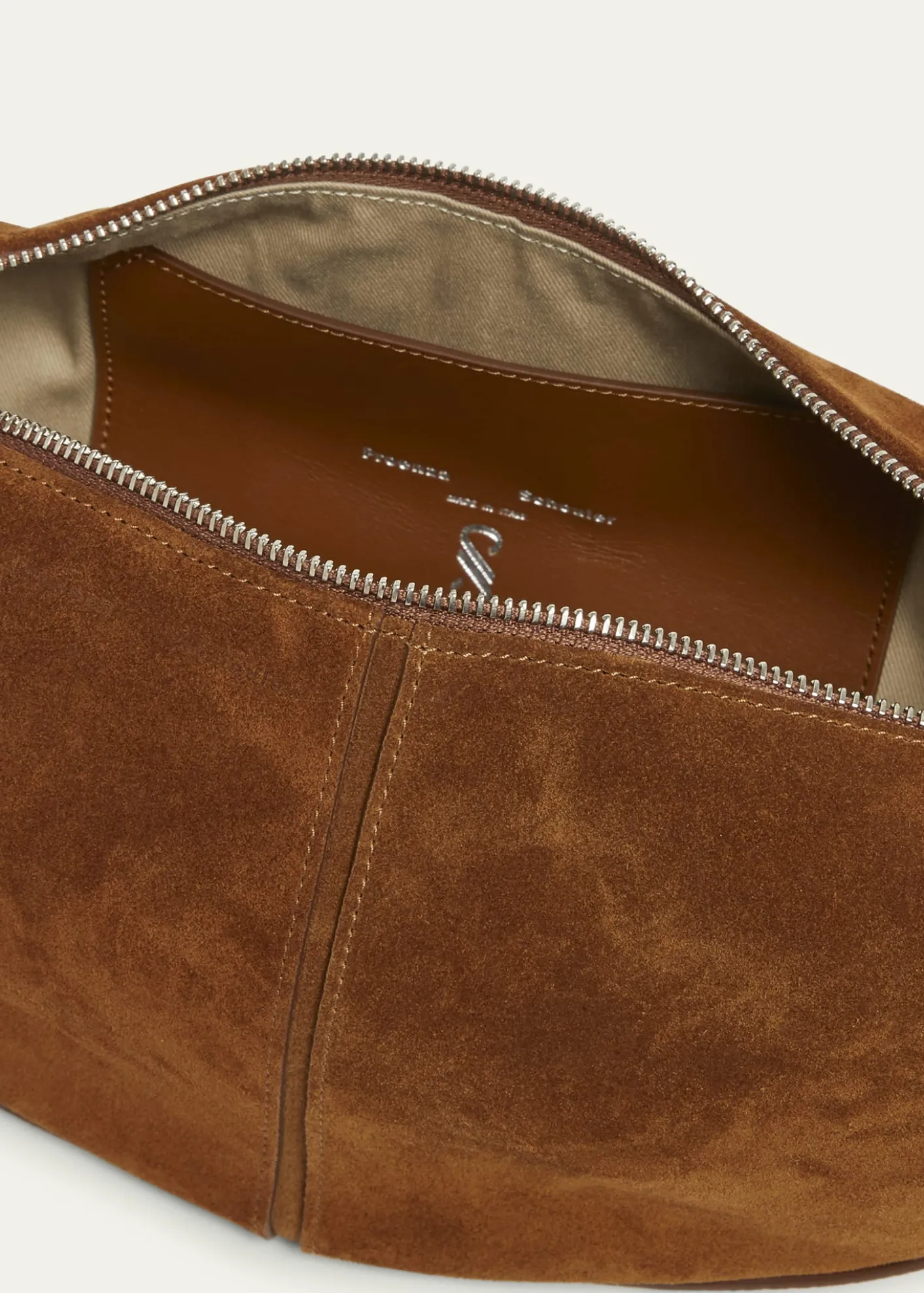 Proenza SchoulerSlide Zip Suede Shoulder Bag