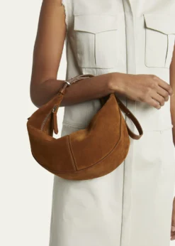 Proenza SchoulerSlide Zip Suede Shoulder Bag
