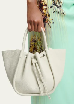Proenza SchoulerSmall Ruched Grain Leather Tote Bag