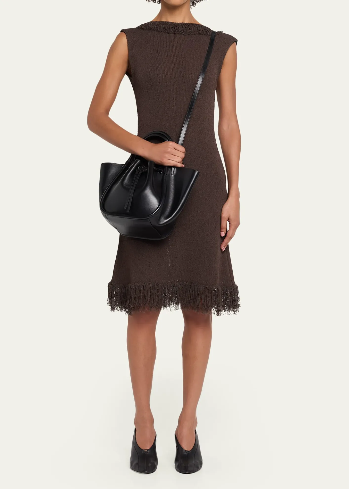Proenza SchoulerSmall Ruched Leather Tote Bag