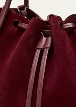 Proenza SchoulerSmall Ruched Suede and Leather Tote Bag
