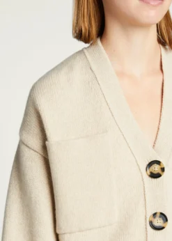 Proenza SchoulerSolid Cropped Cashmere Cardigan