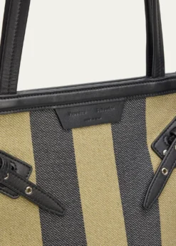 Proenza SchoulerStriped Canvas North-South Tote Bag